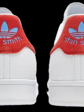 Adidas Stan Smith "White Vivid Red" (SKU GY1042)